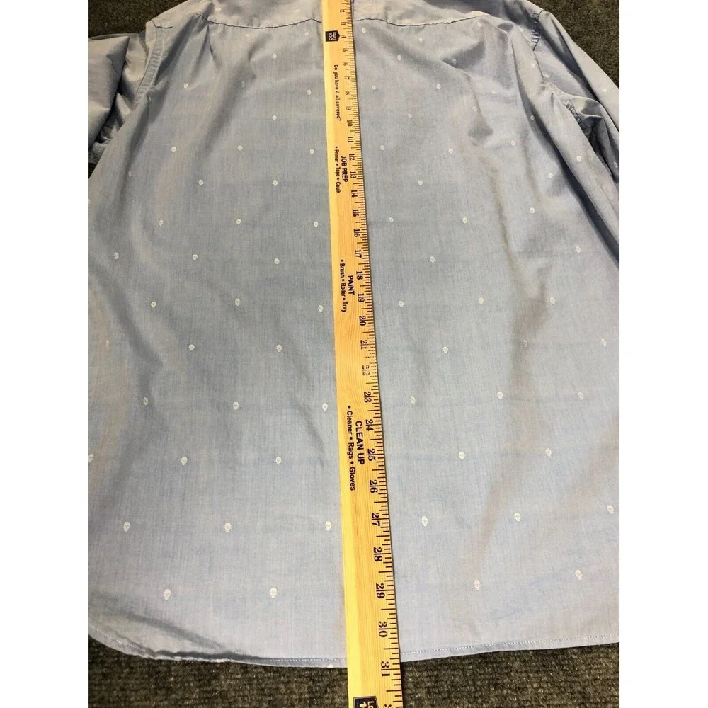 BANANA REPUBLIC Camden Fit Shirt Men's XL Custom 078‎ Wash Short Sleeve Button